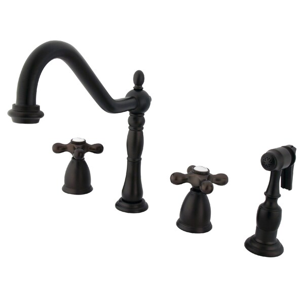 Widespread Kitchen Faucet, Oil Rubbed Bronze